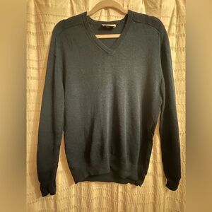 St. John V-Neck Sweater - Navy